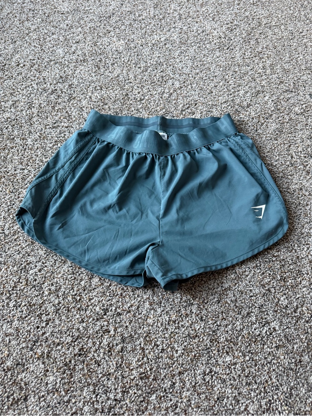 Gymshark Training Loose Fit Shorts Teal Blue Women's Medium Athletic